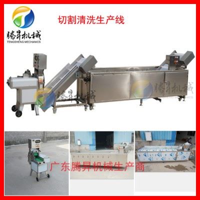 腾昇定制款 果蔬加工流水线厂家 净菜配送中心设备厂家价格图1