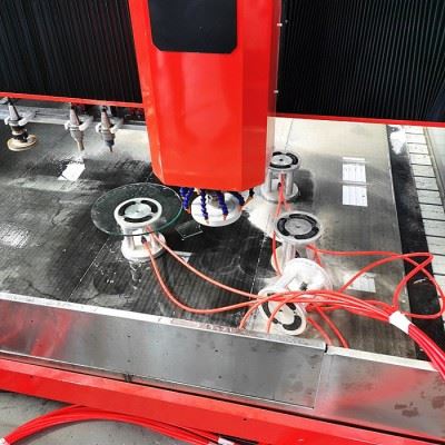 沃刻vk-2040异形玻璃磨边机磨边玻璃磨边加工中心CNC玻璃倒角切割磨边机 异形磨边加工中心 异形玻璃磨边机图5