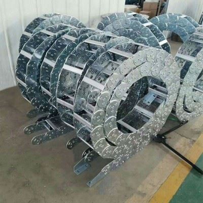 天海  数控机床钢铝拖链 机床钢制拖链图3