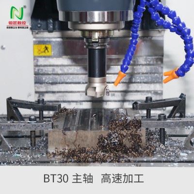 钜匠数控CNC850三轴三线高速立式加工中心金属精密工件加工成型图1