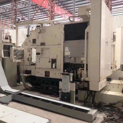 低价处理二手{日本牧野makino双工位300卧式加工中心J55} 二手加工中心图3