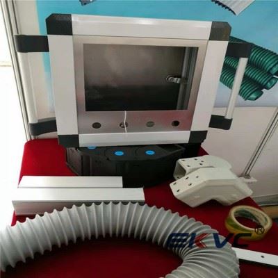 无锡45x60数控机床悬臂控制箱 人机界面触摸屏控制箱 机床配电箱图3