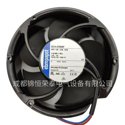 ebmpapst依必安派特6314/2TDHHP 数控机床设备 DC直流24V风机图1