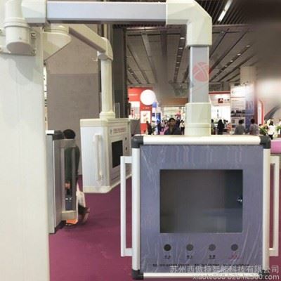 人机界面支架操作铝型材悬臂箱360度旋转悬臂箱数控机床系统控制箱显示器摇臂支架图2