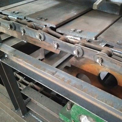 兴运数控机床厂专用冲孔链板输送机 可调速 易清理板链机图3