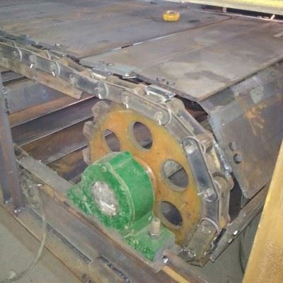 兴运数控机床厂专用冲孔链板输送机 可调速 易清理板链机图5