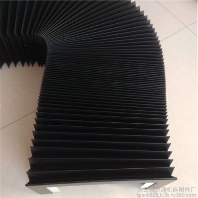 柔性风琴防护罩** 数控机床风琴防护罩 圆筒风琴防护罩风琴罩 雕刻机风琴防护罩 一字型防护罩图1