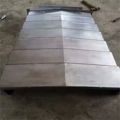 德康现货伸缩式钢板防护罩  不锈钢钢板防护罩 数控机床防护罩定制销售图5
