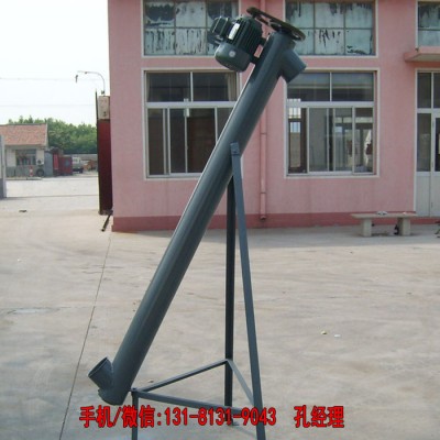 螺旋排屑机 数控机床绞龙式输送机 环保设备有轴角度上料机图6