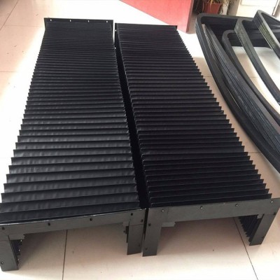 德玛DM-850雕刻机风琴防护罩横梁立柱防护罩皮老虎数控机床导轨伸缩式防尘罩风琴式防护罩图4
