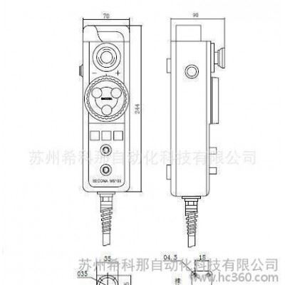 自主品牌，数控机床电子手轮，线控机床手持单元，电子手轮图1