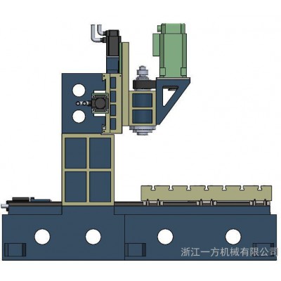 法兰钻床  数控钻床  雕铣机  小型龙门铣床  龙门钻床  钻铣机图1