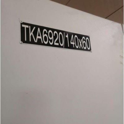 出售二手6x14米数控落地镗铣床Tk6920齐二产二手数控镗床图3