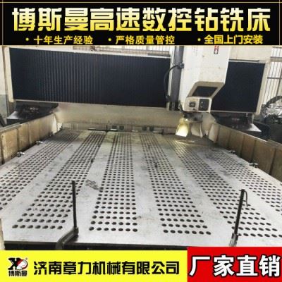 博斯曼全自动定位数控钻铣床 龙门移动式数控钻床 多孔钻孔机 双工位钻床图3