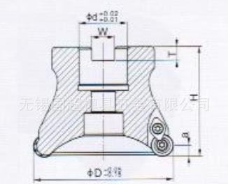 台湾进口粗铣圆鼻刀盘R5R6数控铣床加工中心CNC数控刀具