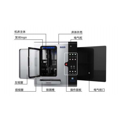 hwatec/华拓 桌面式五轴联动数控铣床图1