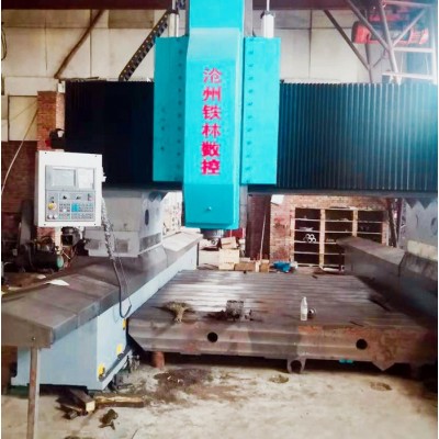 动柱加工中心 高速动柱钻床 强力切削龙门铣床 齐齐哈尔泰来-铁林 铣床-钻铣床-数控铣床图4