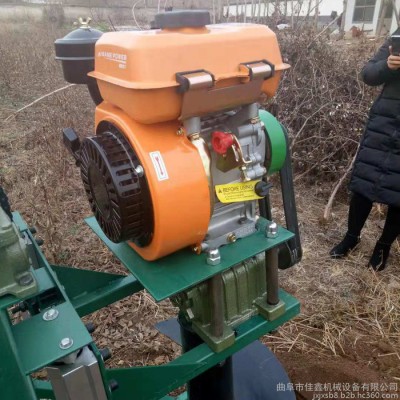 大棚蔬菜施肥打坑机  双叶合金钻头挖坑机  **四冲程手推式挖坑机专业生产厂家图6