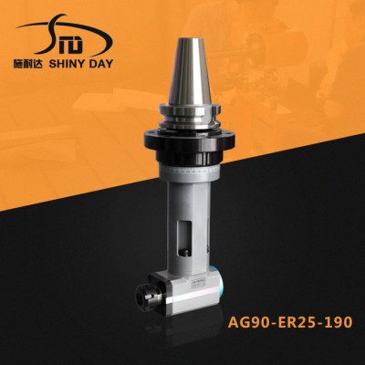 供应 施耐达BT40-ER25-190 BT50直角头 万向铣头 加长直角铣头 加工中心数控 侧铣头 延伸型角铣头价格图1