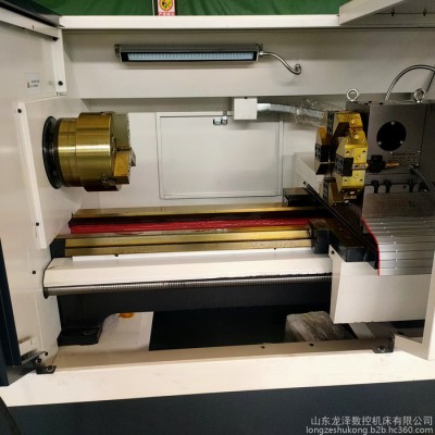 液压卡盘CK6150数控车床龙泽厂家现货-数控车床价格图片图2