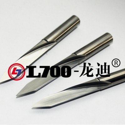 龙迪电脑雕刻刀具浮雕刀6mm平底直槽**立体圆雕深浮雕专用图1