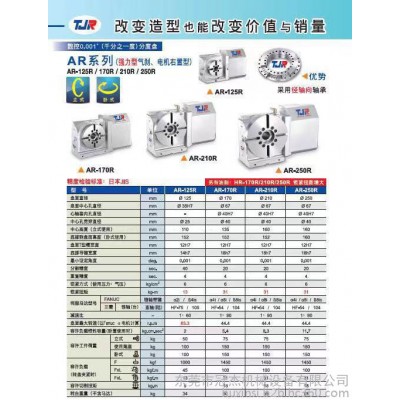 潭佳AR-210 HR-170 CNC数控分度盘四轴五轴尾座 金潭佳分度盘图2