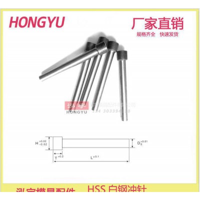 HSS白钢冲针 1mm冲针 冲头 模配 T冲 HSS 模具配件 标准件 冲模图2