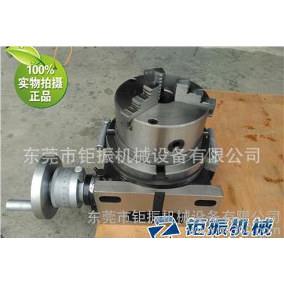 HV12立卧两用分度盘配卡盘，TSL300回转工作台，旋转分度盘带卡盘图2