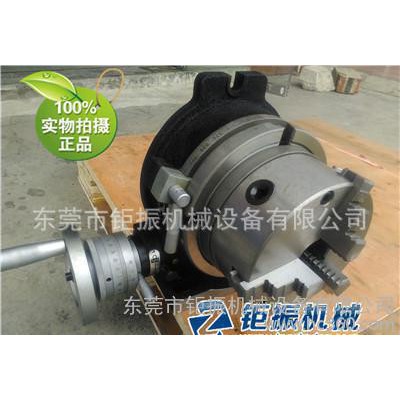 HV12立卧两用分度盘配卡盘，TSL300回转工作台，旋转分度盘带卡盘图1