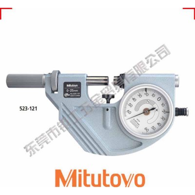 日本三丰Mitutoyo带表快速杠杆千分尺523-124(7图1