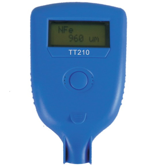 里博涂层测厚仪TT220测厚仪  全中文菜单；两种测量方式；两种工作方式；可储存100个测量值；数据删除功能； 一体化设