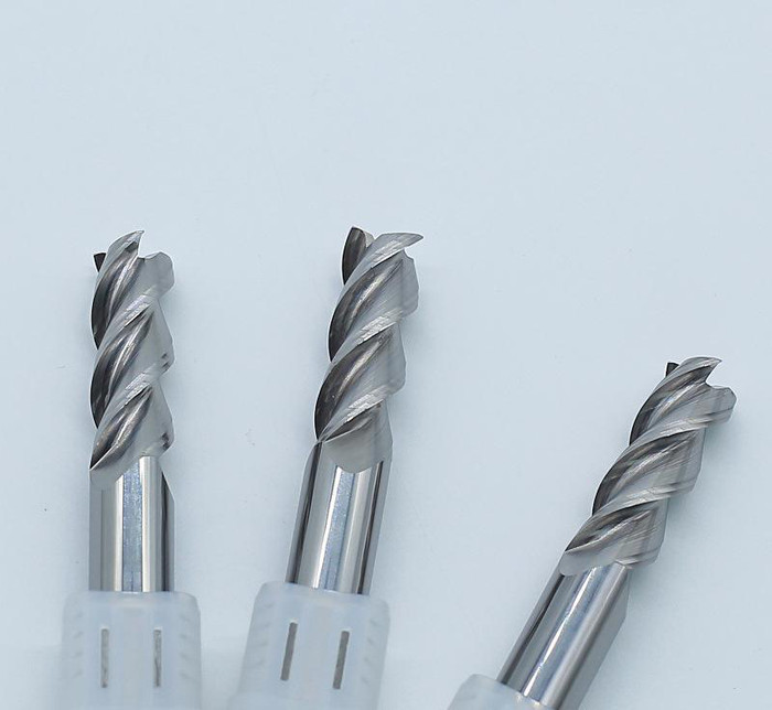 三刃铝用铣刀HRC60°硬质合金铣刀铝合金高亮钨钢专用铣刀