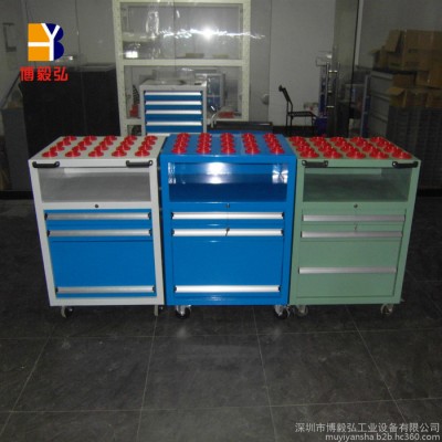 博毅弘重型刀具柜CNC加工中心管理刀柄架BT40BT50BT30刀具架车间刀具车图2