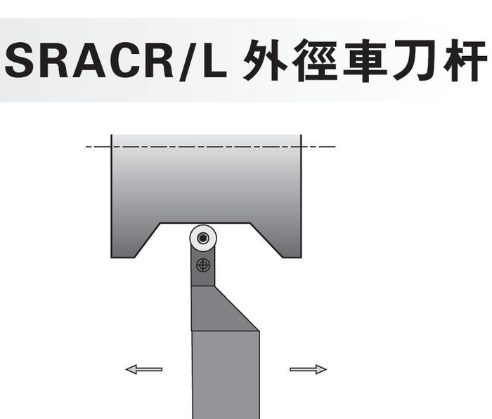 SRACR/L外径车刀杆 数控车床刀具 车削中心刀具 CNC数控刀具