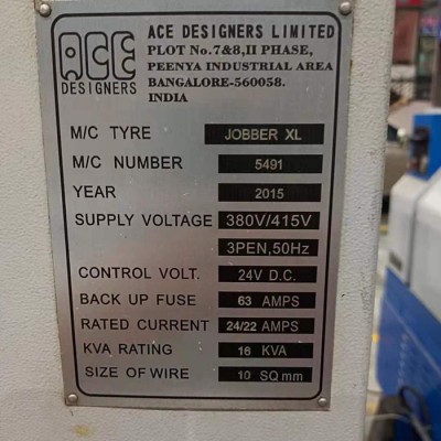 二手印度ACE JOBBER XL 刀塔机 8寸卡盘图2