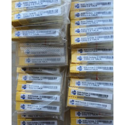 现货台湾西门德克（CMTec）0.6mm微小径平头钨钢铣刀（图2