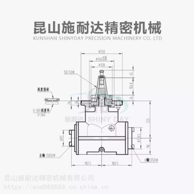 供应双向铣头 SND施耐达D79 侧铣头 加工中心BT50直角铣头 CNC角度头镗铣头 高速铣头  端齿盘铣头图4