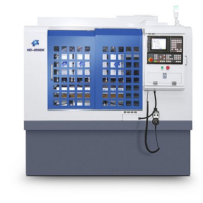 自动换刀四轴金属精雕机HD-850DK刀库手机边框数控高光机图2