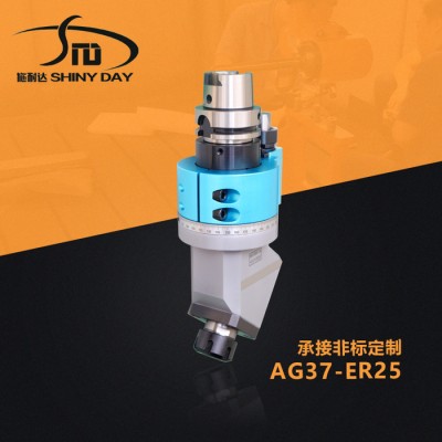 施耐达SZ-AG37-ER25 角度头 侧铣头 BT40铣头 直角铣头 侧铣头 轻型铣头 龙门铣头 加工中心铣头图1