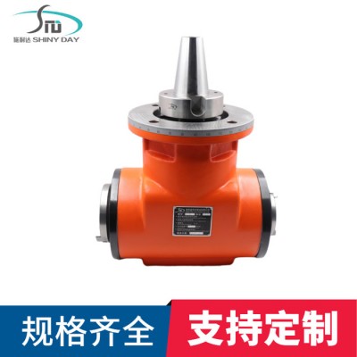 施耐达D79 双向铣头 BT50侧铣头 bt50铣头 万向铣头 半自动侧铣头 双面加工铣头  双头铣头图1
