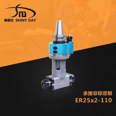 供应 施耐达ER25*2-110 加长直角铣头 BT50直角头 BT40铣头 直角铣头 万向铣头 加工中心侧铣头图1