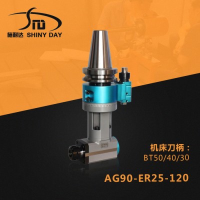 供应 施耐达BT50-ER25-120 万向铣头 侧铣头 BT50直角头 BT40铣头 加工中心侧铣头 角度头 龙门铣头图3
