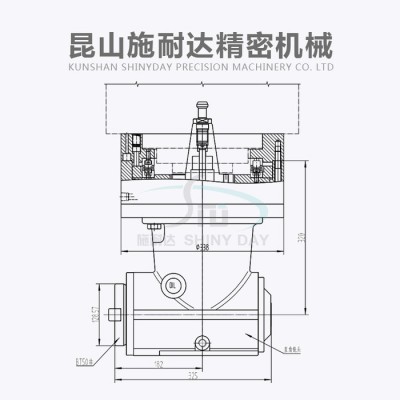 供应 施耐达D80 角铣头BT50 BT40铣头 侧铣头 万向铣头 BT50直角头 角度头 双头铣床 万向角度铣头图3
