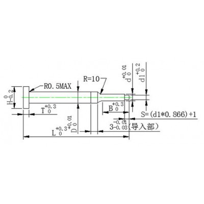 ADK抽牙冲 ADK抽牙冲头 ADK抽牙冲针 **SKD11材料 硬度58-60°模具配件冲头系列 标准件 非标定做图2