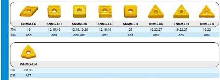 车削刀片一览表1
