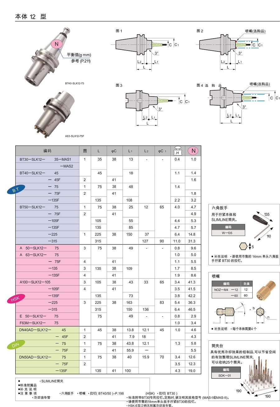 日本MST热缩刀柄-两体型