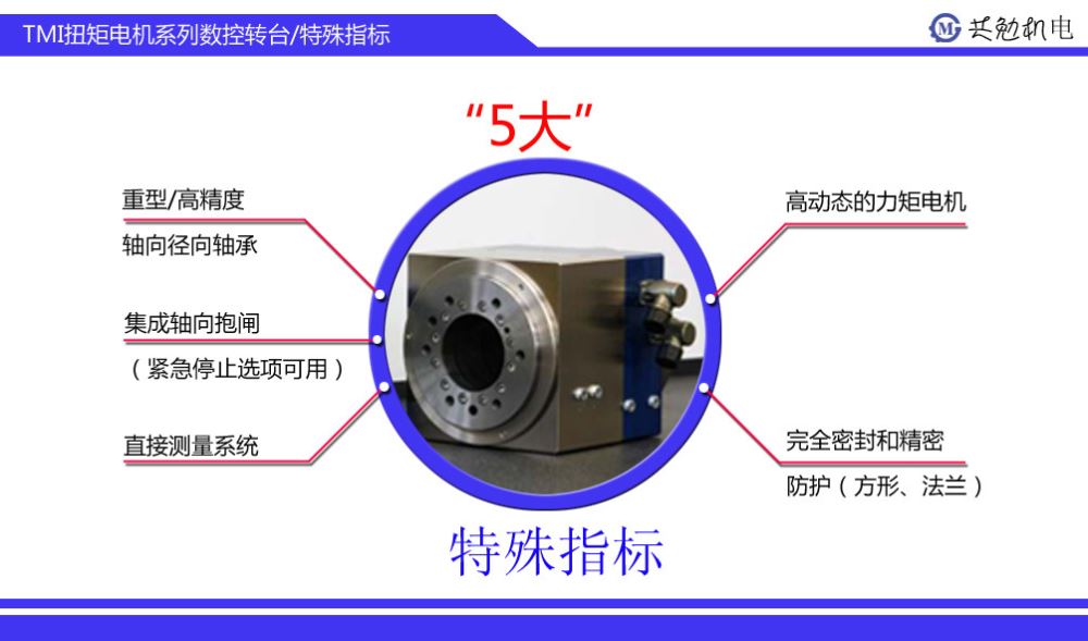 TMI扭矩电机系列特殊指标（5）