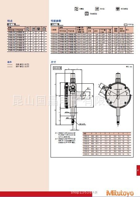 指针式千分表2系列（标准型)4